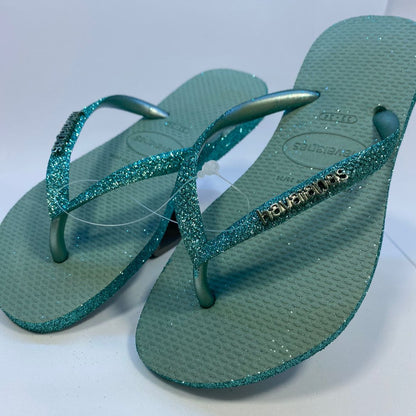 Chinelo Havaianas Slim Sparkle Argila