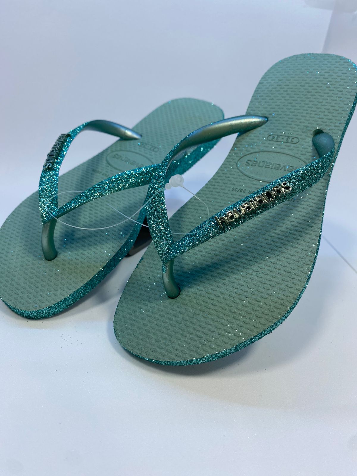 Chinelo Havaianas Slim Sparkle Argila