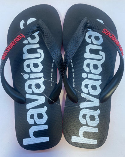 Chinelo Havaianas Top Logo Mania Vermelho Rubi