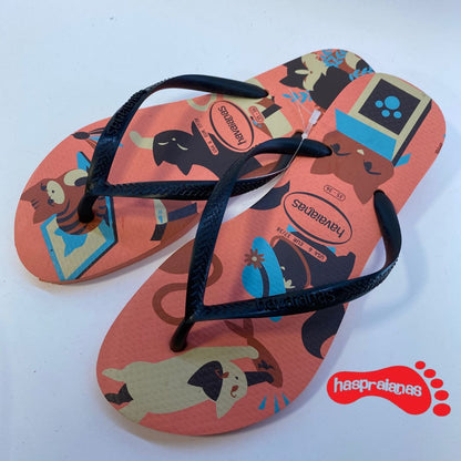 Chinelo Havaianas kids Slim Pets necta