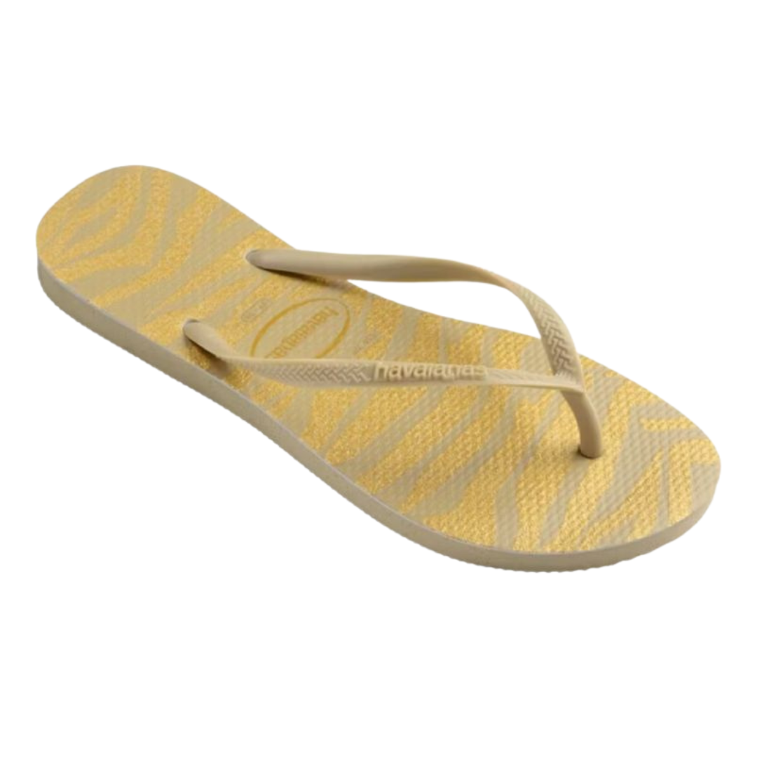 Chinelo Havaianas Slim Animals Glitter