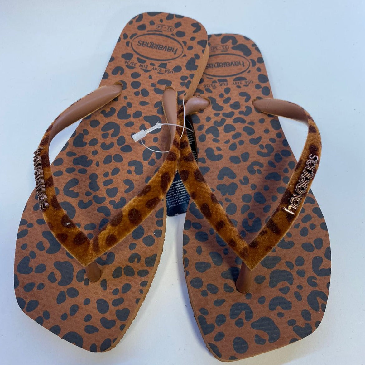 Havaianas slim squared Vl Vt Ferrugem