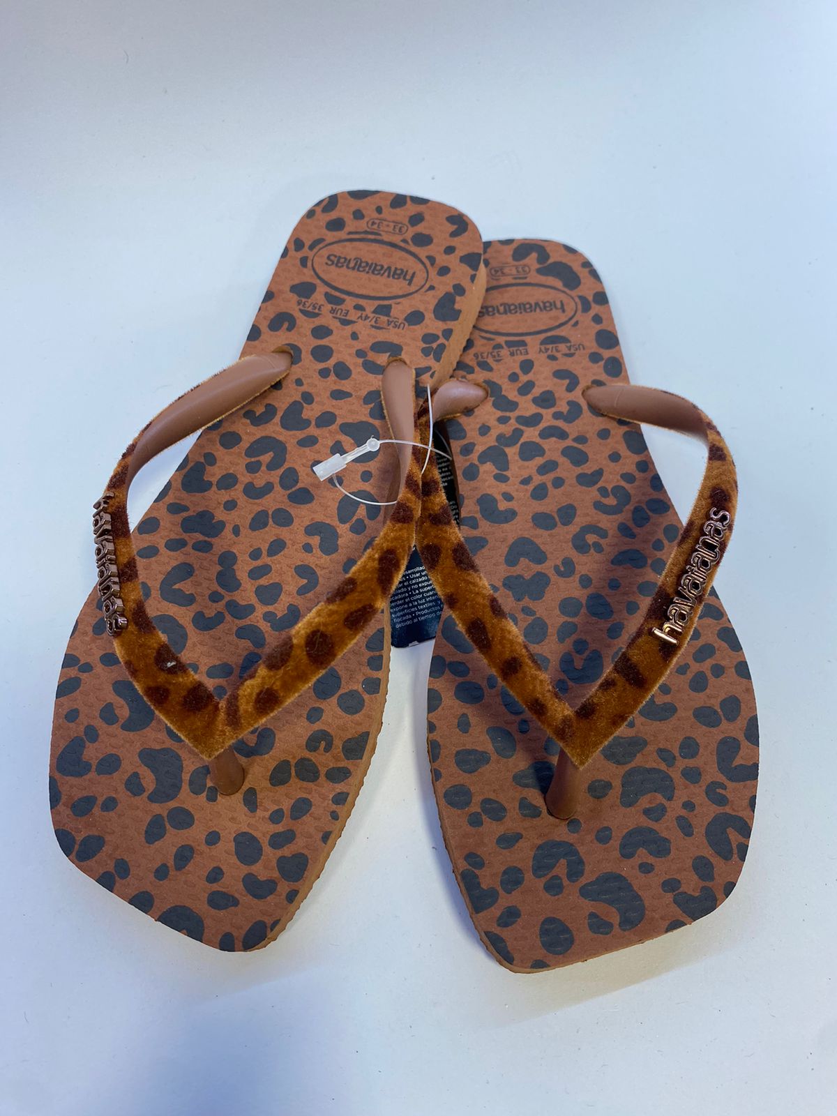 Havaianas slim squared Vl Vt Ferrugem