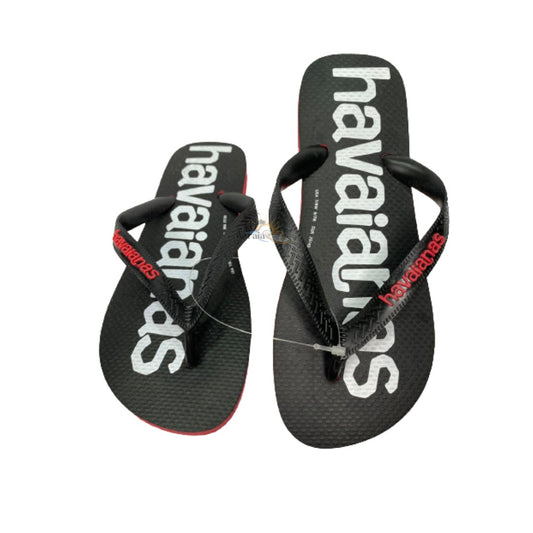 Chinelo Havaianas Top Logo Mania Vermelho Rubi