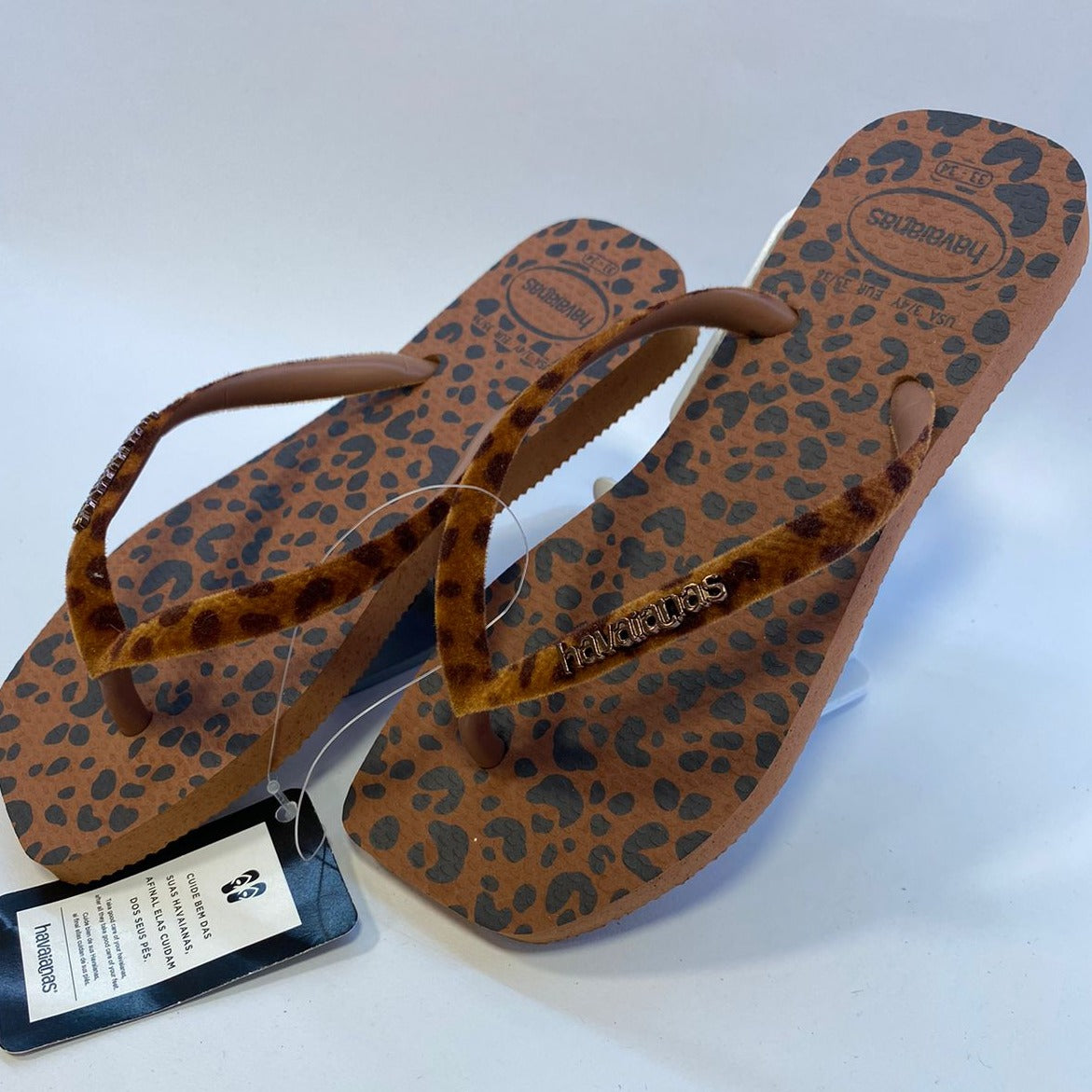 Havaianas slim squared Vl Vt Ferrugem