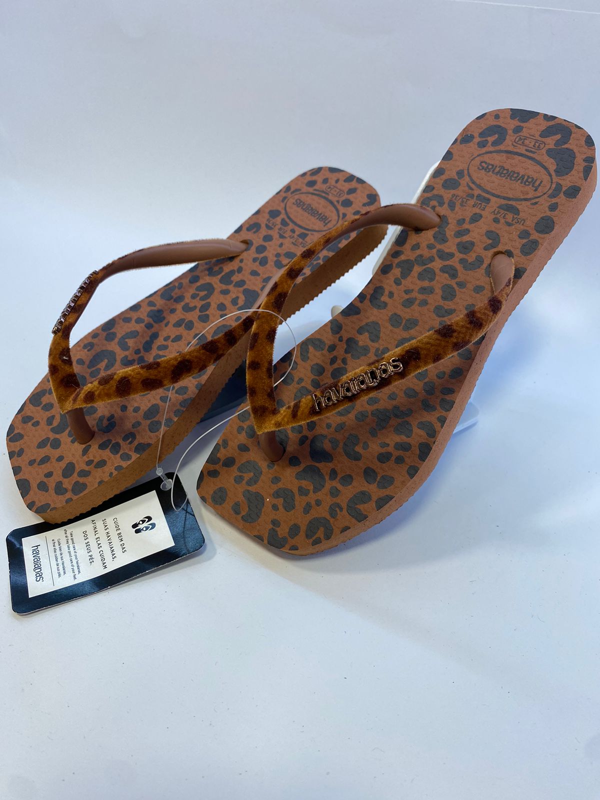 Havaianas slim squared Vl Vt Ferrugem