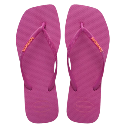 Chinelo Havaianas Slim Square Popup Rosa Gum