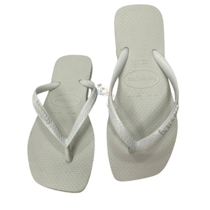 Chinelo havaianas Slim Square Branco