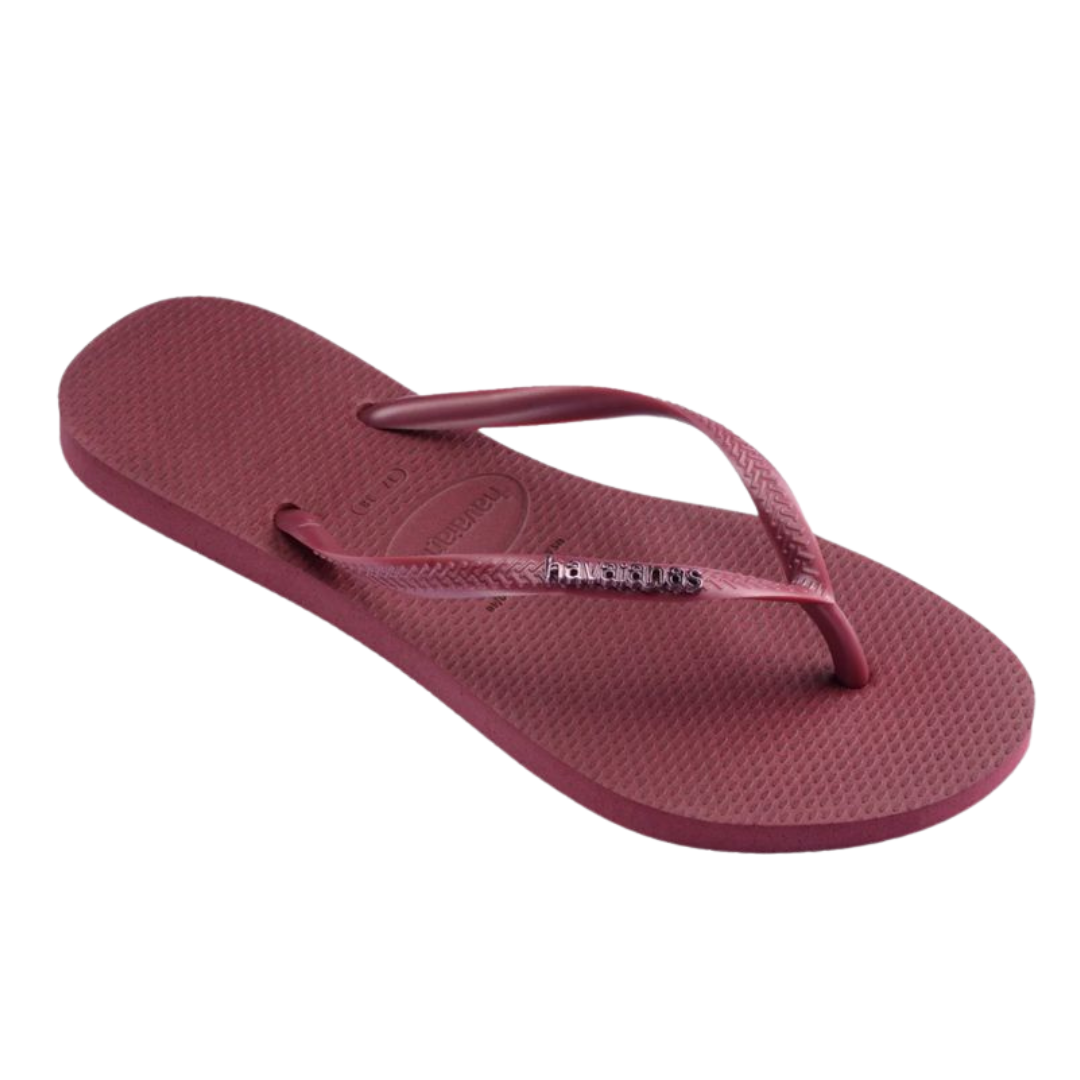 Chinelo Havaianas Slim Logo Metalic Amaranto
