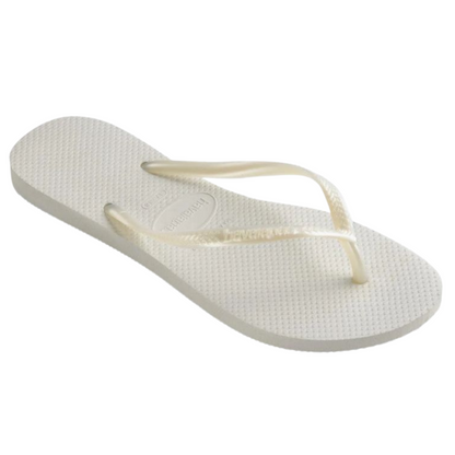 Chinelo Havaianas Slim Básica Branca