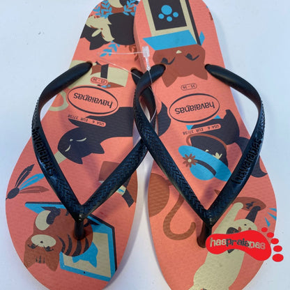 Chinelo Havaianas kids Slim Pets necta