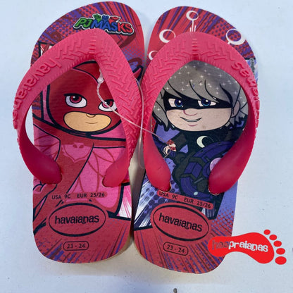 Chinelo Havaianas Kids Top PJ Masks Rosa Ballet