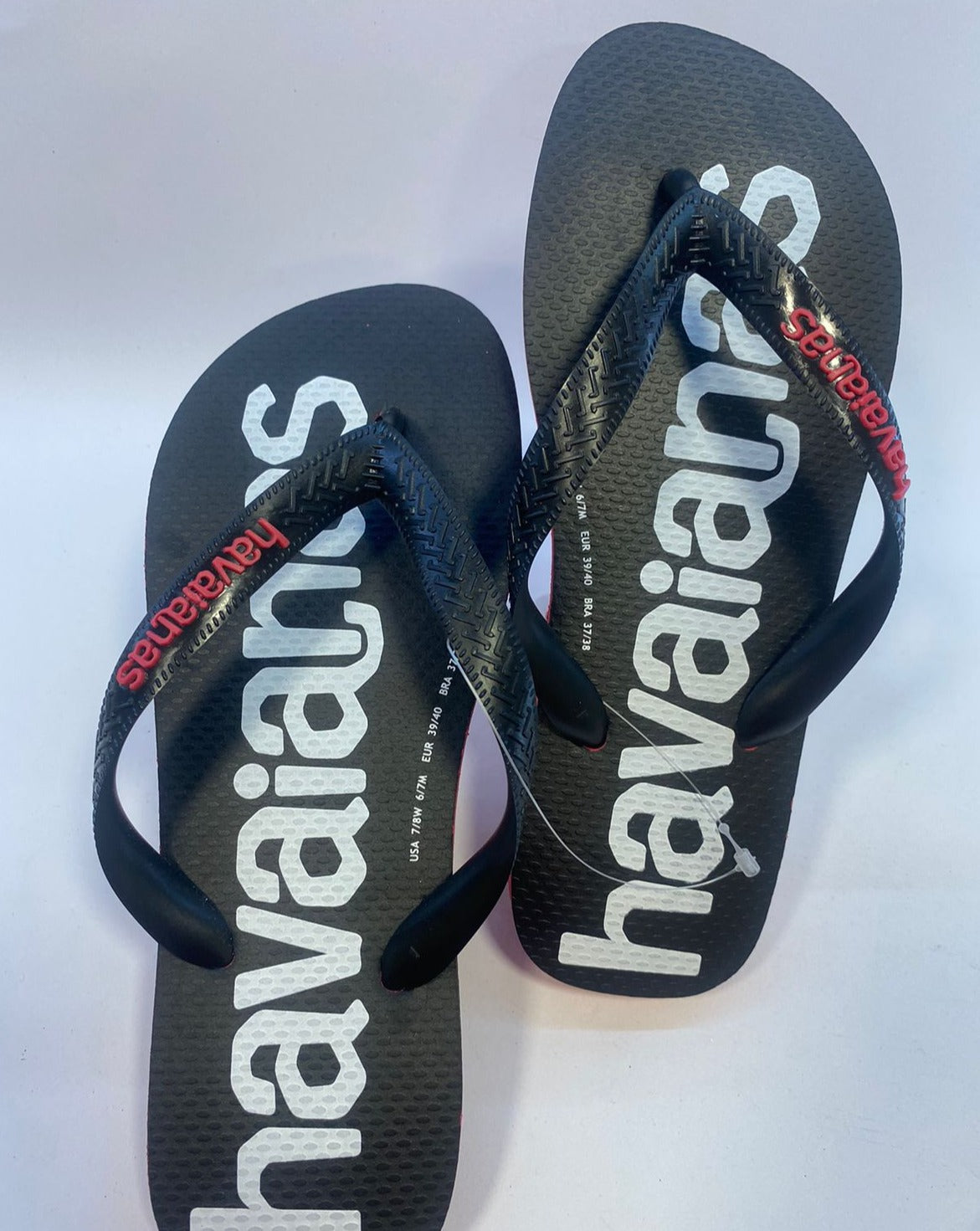 Chinelo Havaianas Top Logo Mania Vermelho Rubi