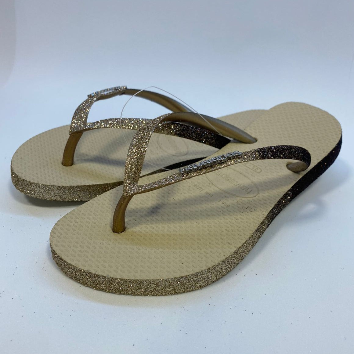 Chinelo Havaianas Slim Sparkle Areia