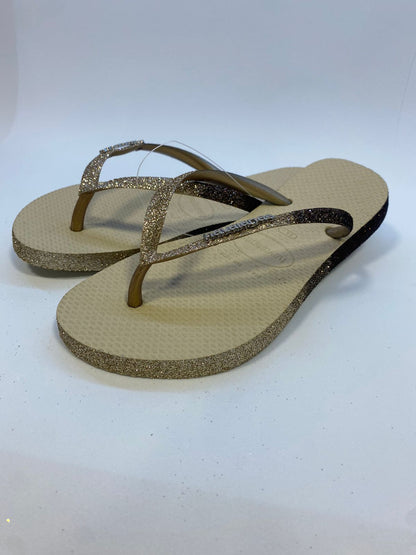 Chinelo Havaianas Slim Sparkle Areia