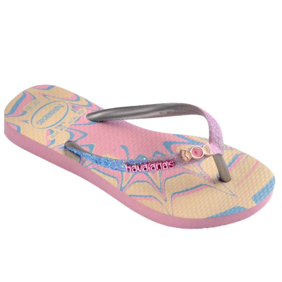 Chinelo Havaianas Kids Slim Glitter ll