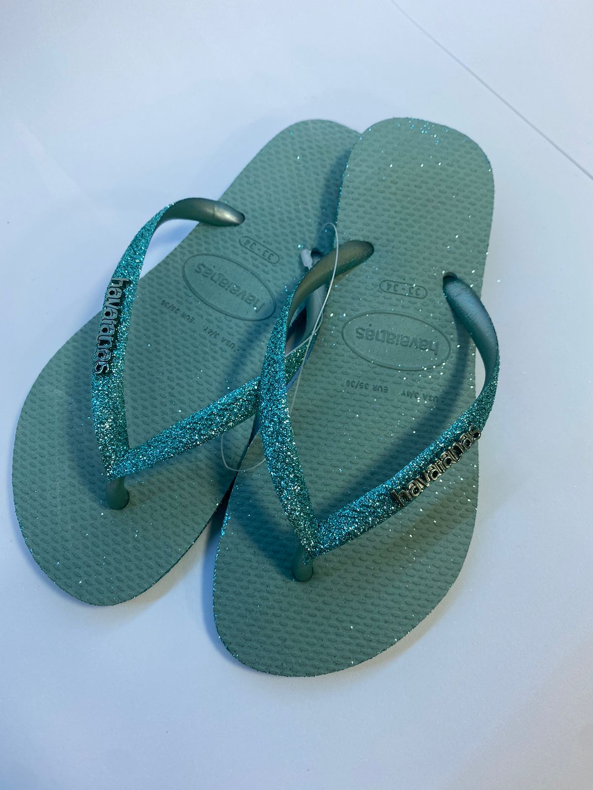 Chinelo Havaianas Slim Sparkle Argila