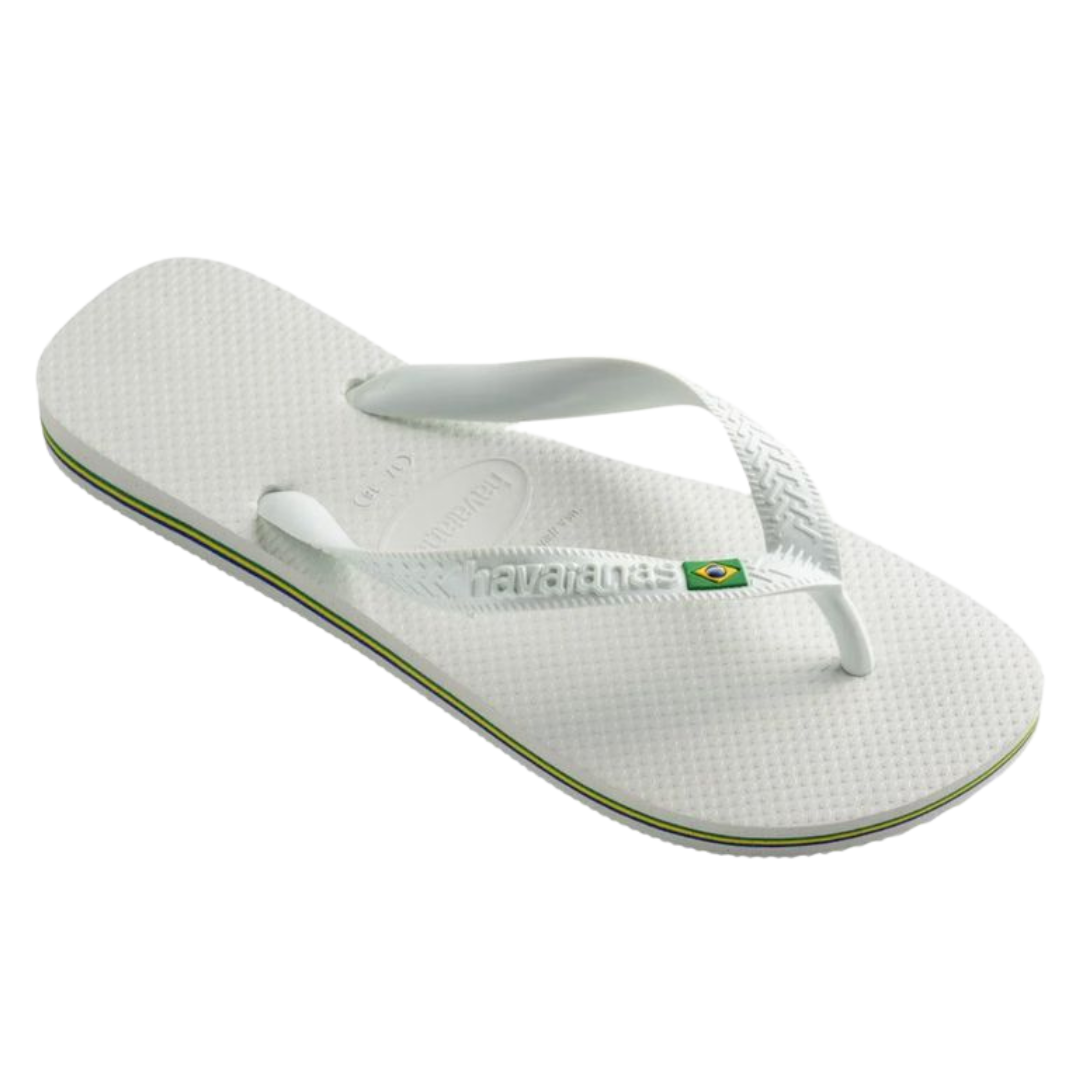 Chinelo havaianas Brasil Branca