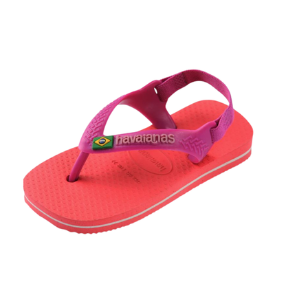 Chinelo Havaianas Baby N.B. Brasil Logo