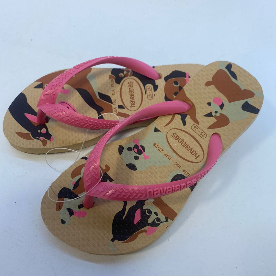 Chinelo Havaianas KIDS Slim Pets Dourado