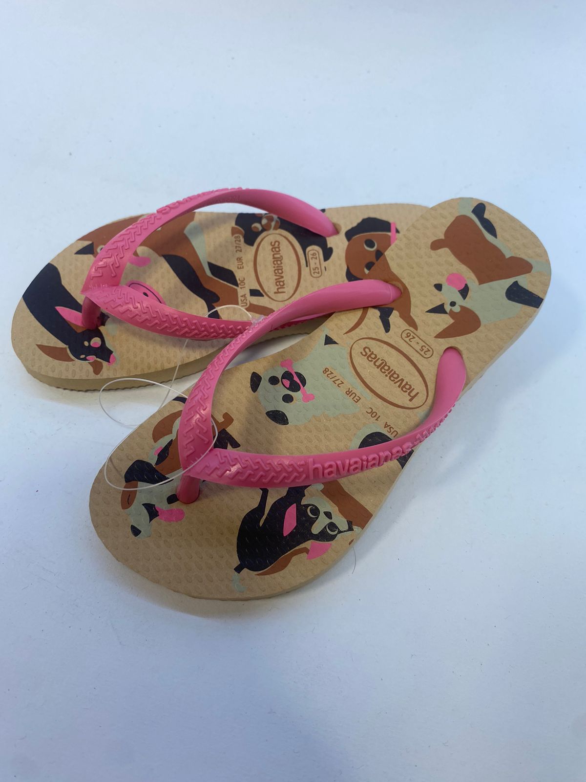 Chinelo Havaianas KIDS Slim Pets Dourado