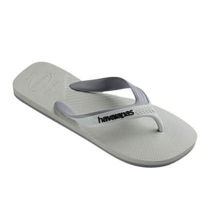 Chinelo Havaianas Dual Branco e Cinza Gelo