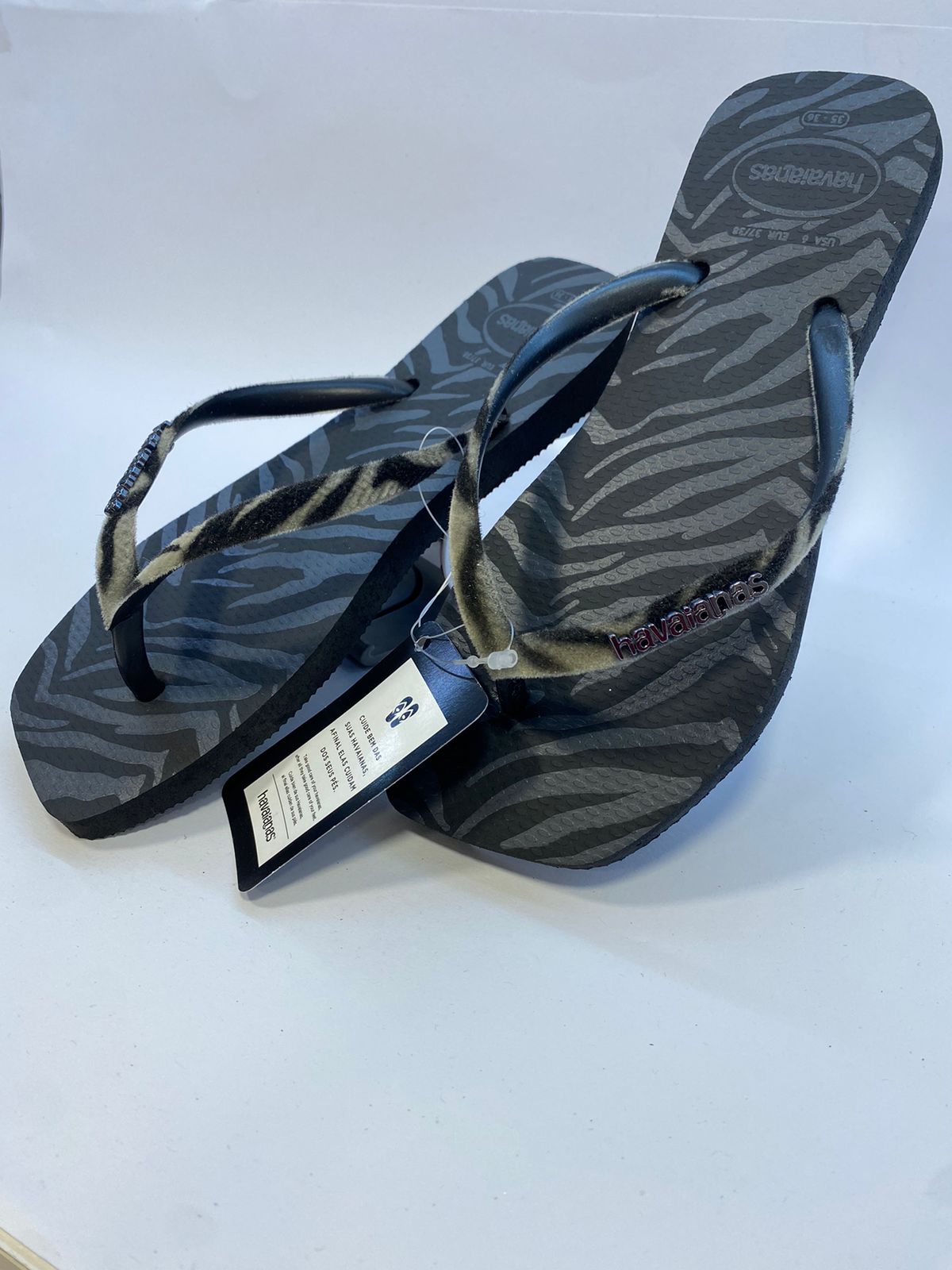 Chinelo Havaianas Slim Squared Vl Vt Preto