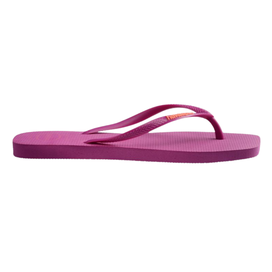 Chinelo Havaianas Slim Square Popup Rosa Gum