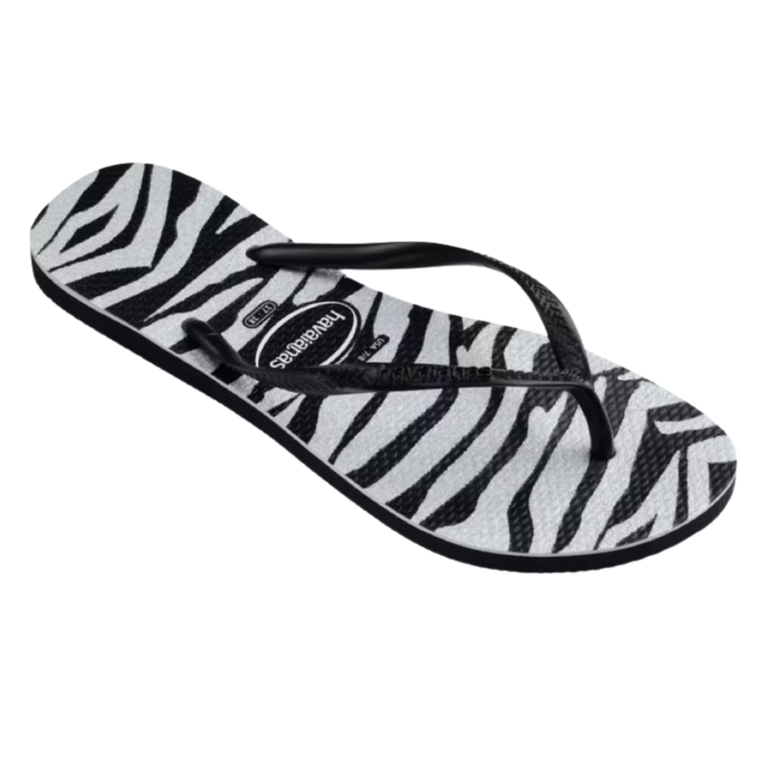 Chinelo Havaianas Slim Animals Glitter