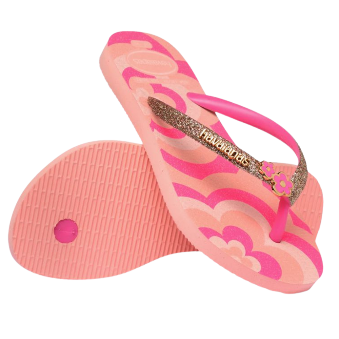 Chinelo Havaianas Kids Slim Glitter ll