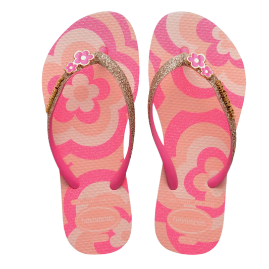 Chinelo Havaianas Kids Slim Glitter ll