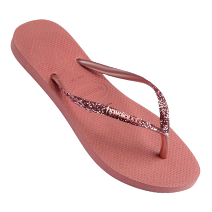 Chinelo Havaianas Slim Glitter II FC Canyon Clay