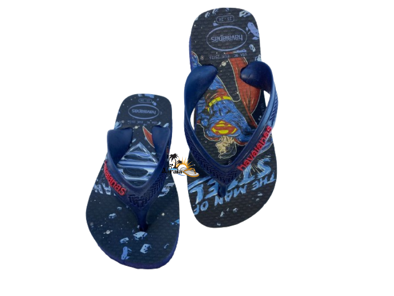 havaianas Infantil Max Heróis Super-Homem