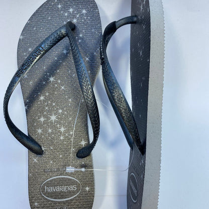 Chinelo Havaianas Slim Gloss Cinza