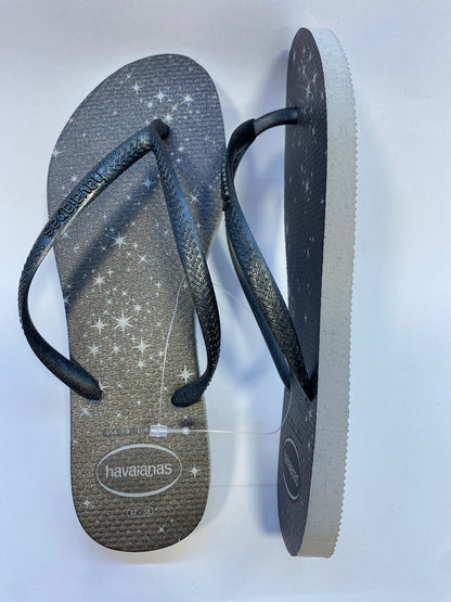 Chinelo Havaianas Slim Gloss Cinza