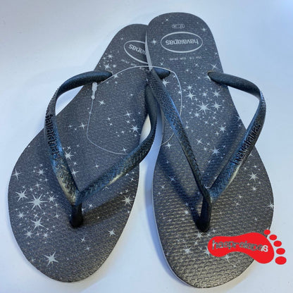 Chinelo Havaianas Slim Gloss Cinza