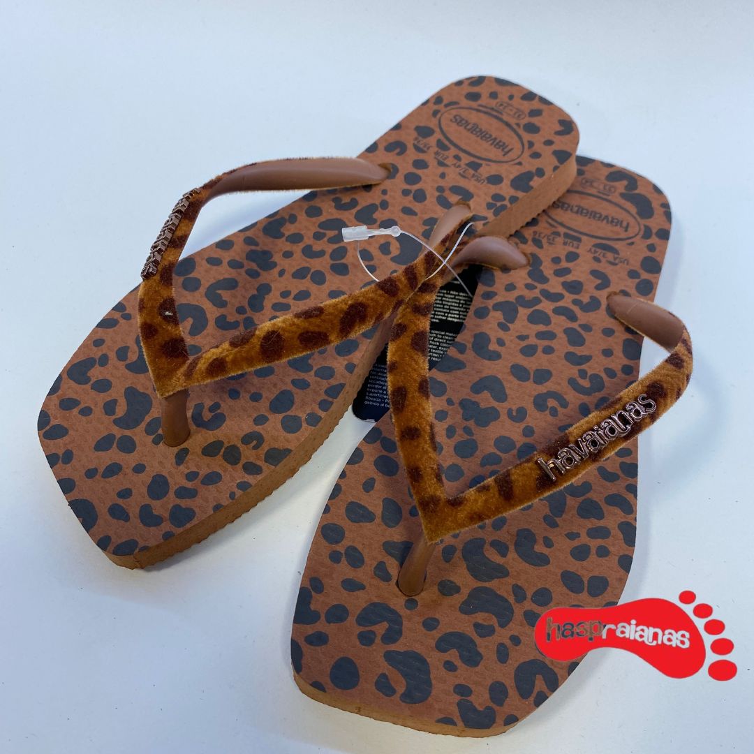 Havaianas slim squared Vl Vt Ferrugem