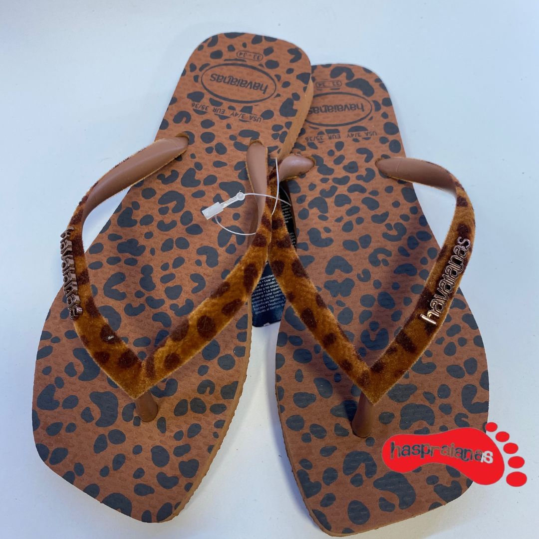 Havaianas slim squared Vl Vt Ferrugem