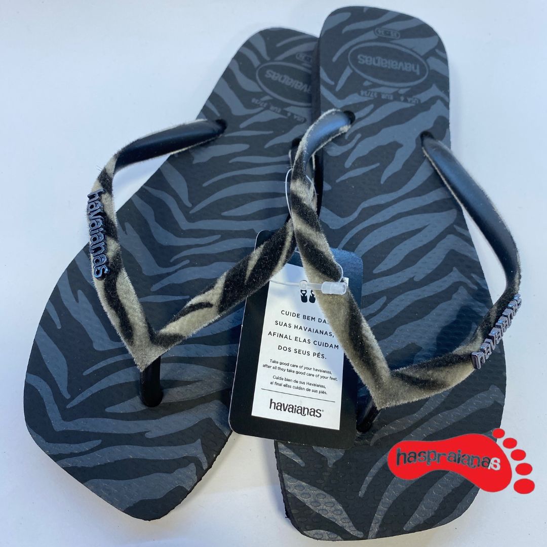 Chinelo Havaianas Slim Squared Vl Vt Preto