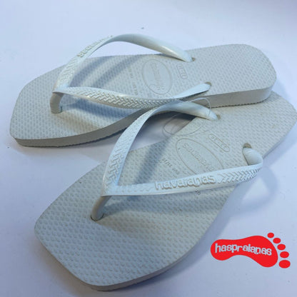 Chinelo havaianas Slim Square Branco