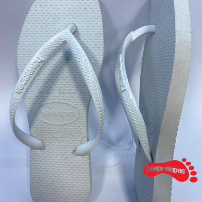 Chinelo havaianas Slim Square Branco