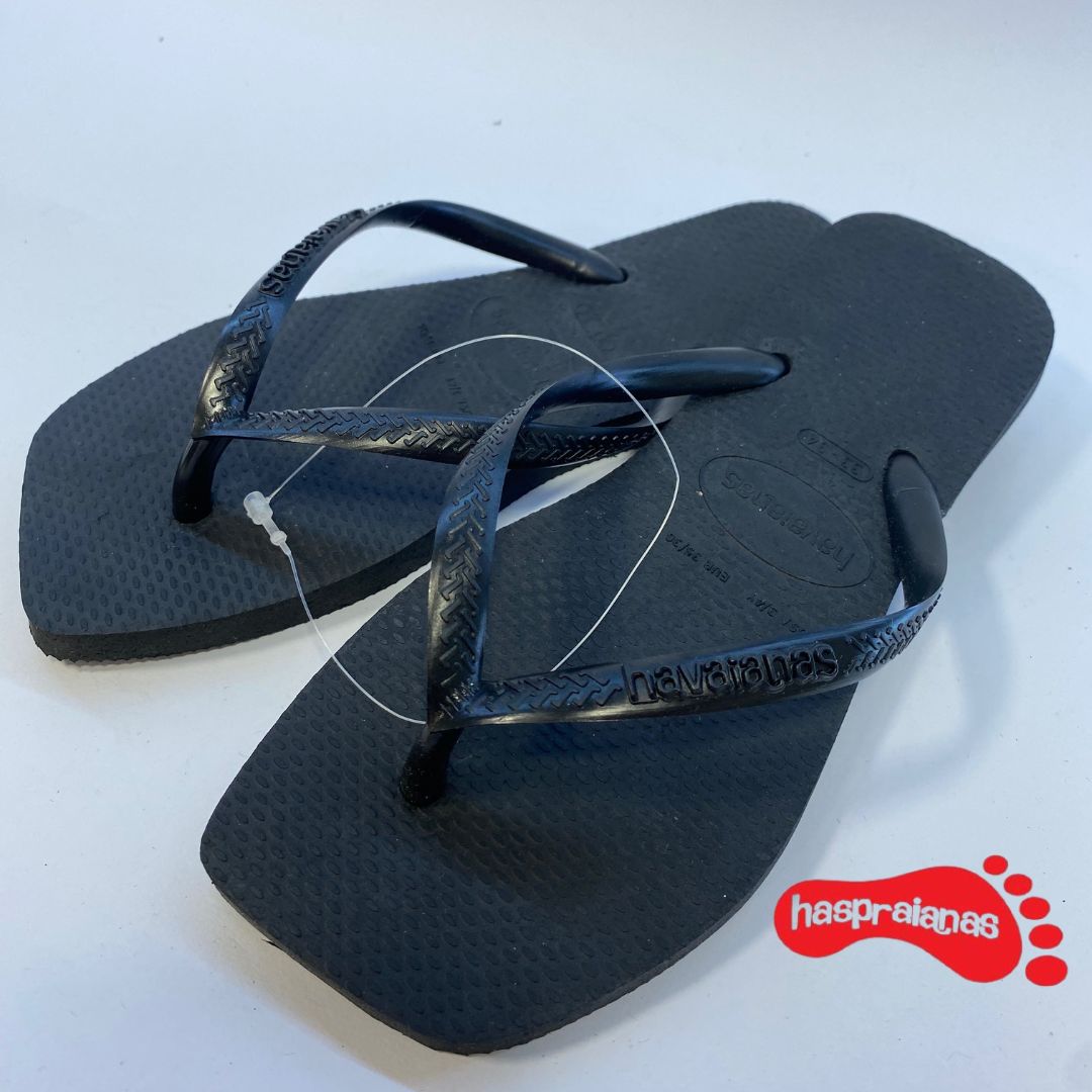 Chinelo Havaianas Slim Square Preta