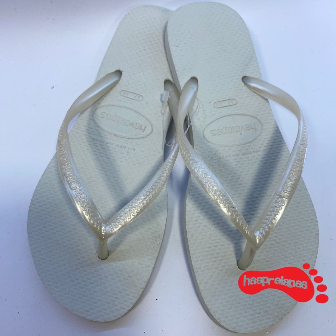 Chinelo Havaianas Slim Branca