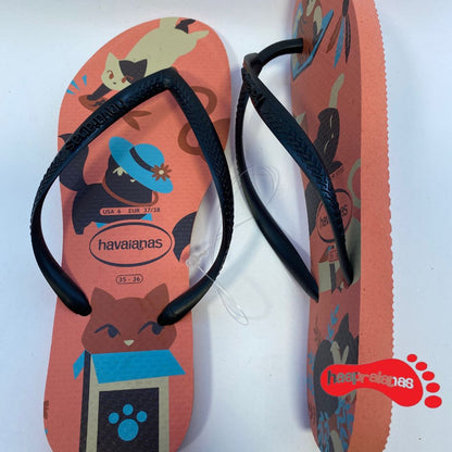 Chinelo Havaianas Slim Pets Necta