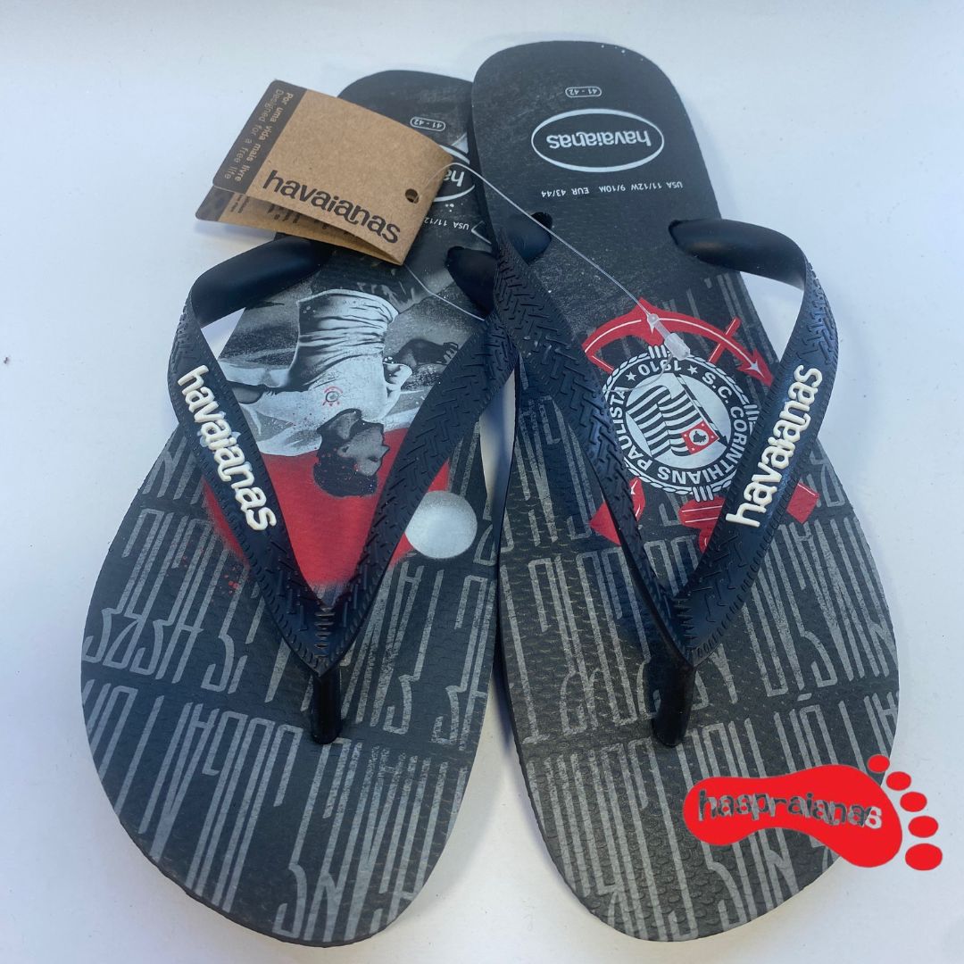 Chinelo Havaianas Top Times Corinthians