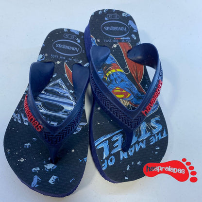 havaianas Infantil Max Heróis Super-Homem