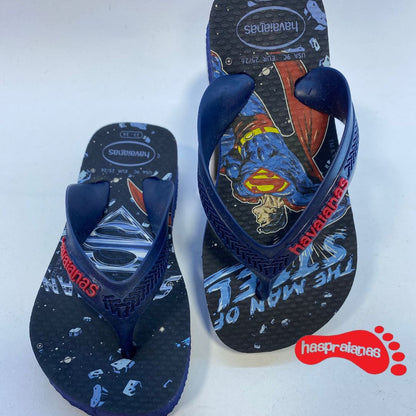 havaianas Infantil Max Heróis Super-Homem