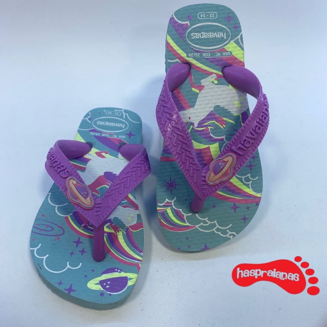 Havaianas Kids Infantil Fantasy Azul Water