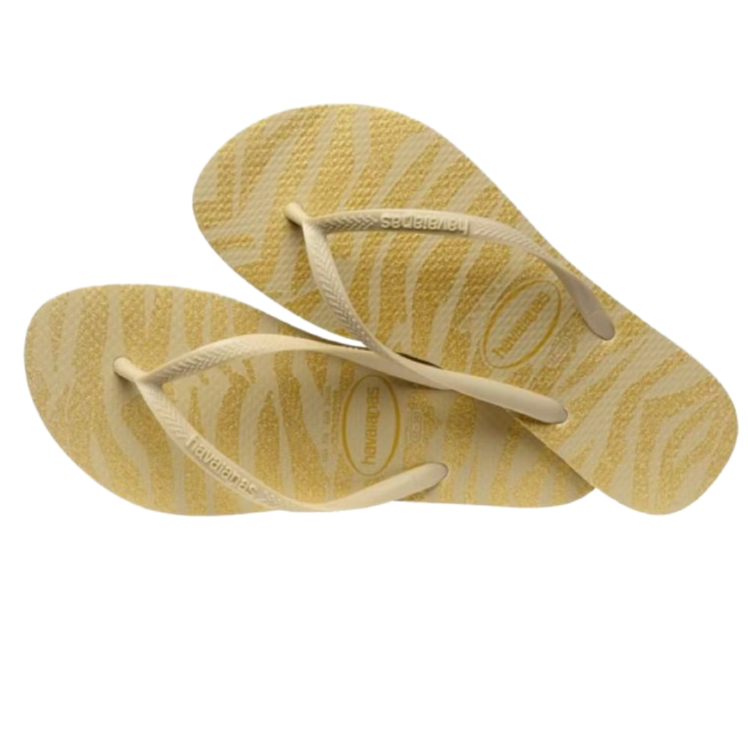 Chinelo Havaianas Slim Animals Glitter