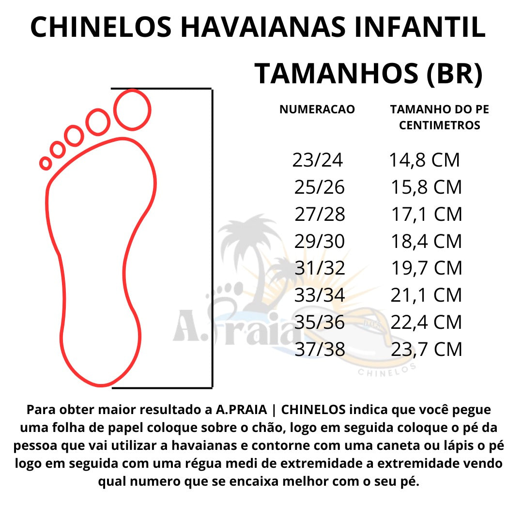 Chinelo Havaianas Kids Minecraft FC